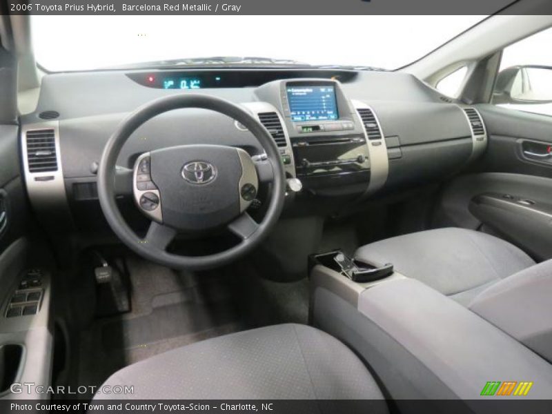 Barcelona Red Metallic / Gray 2006 Toyota Prius Hybrid