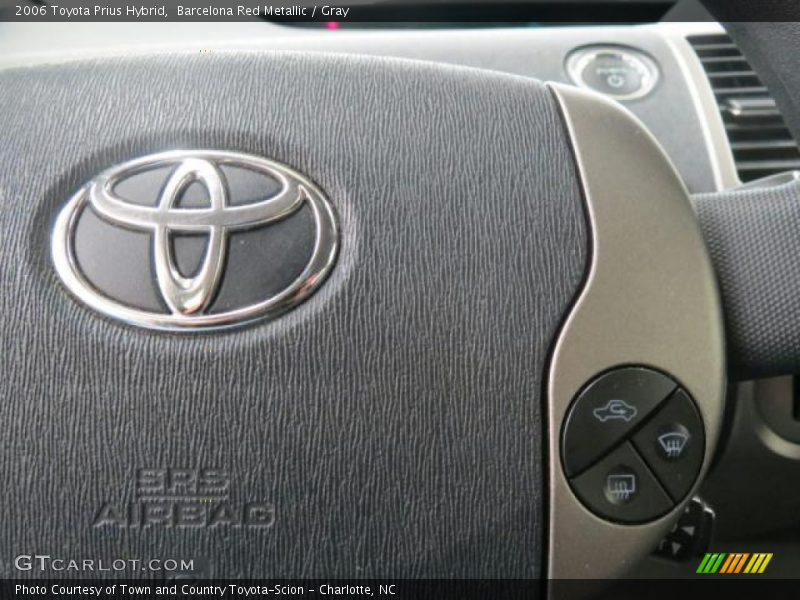 Barcelona Red Metallic / Gray 2006 Toyota Prius Hybrid