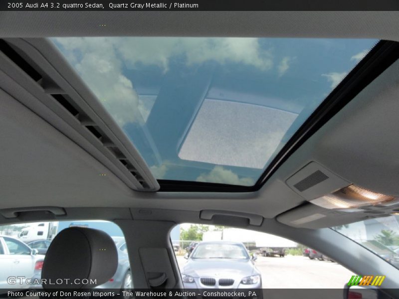 Quartz Gray Metallic / Platinum 2005 Audi A4 3.2 quattro Sedan