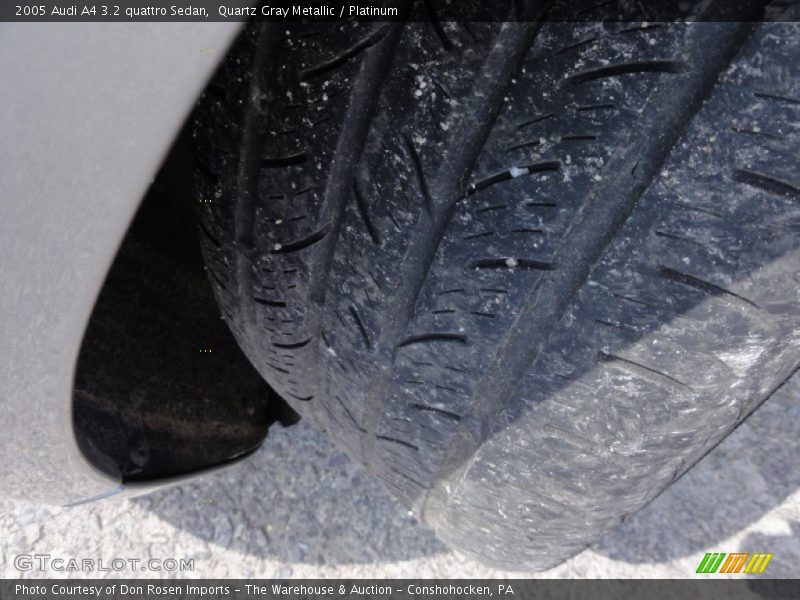 Quartz Gray Metallic / Platinum 2005 Audi A4 3.2 quattro Sedan