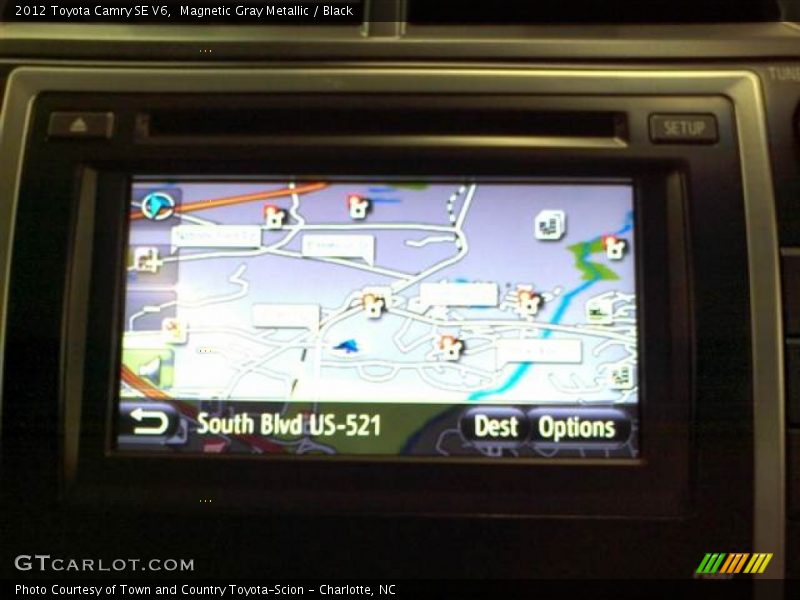 Magnetic Gray Metallic / Black 2012 Toyota Camry SE V6