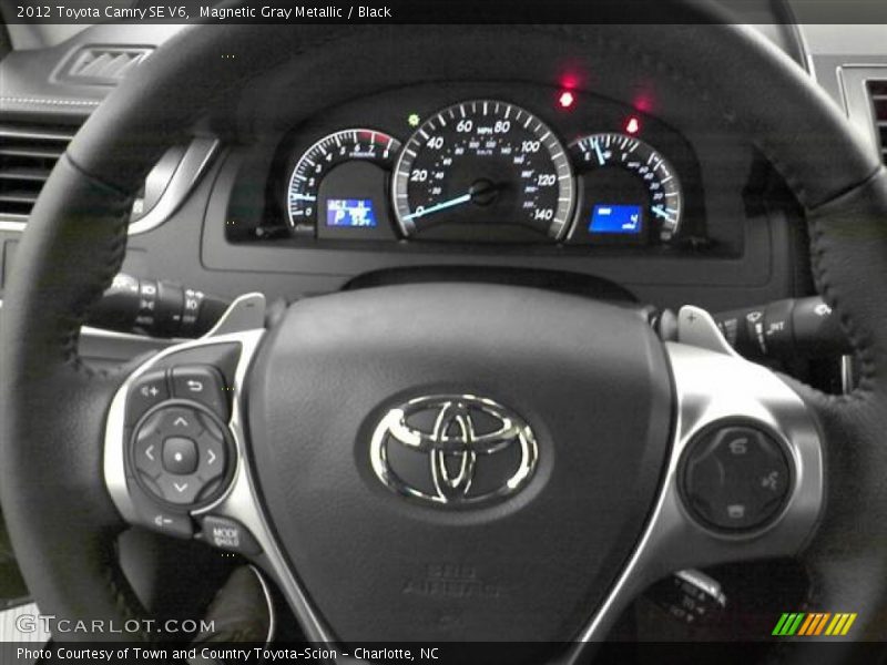Magnetic Gray Metallic / Black 2012 Toyota Camry SE V6