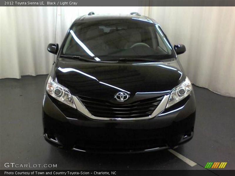 Black / Light Gray 2012 Toyota Sienna LE