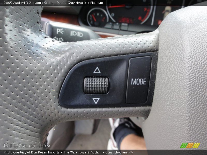 Quartz Gray Metallic / Platinum 2005 Audi A4 3.2 quattro Sedan