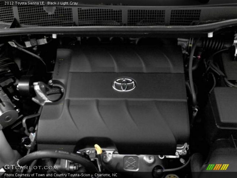 Black / Light Gray 2012 Toyota Sienna LE
