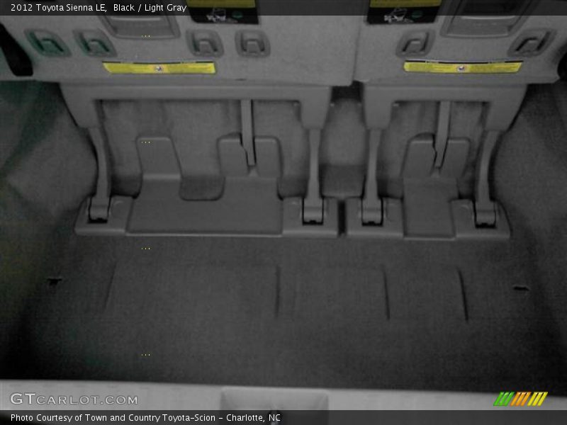 Black / Light Gray 2012 Toyota Sienna LE
