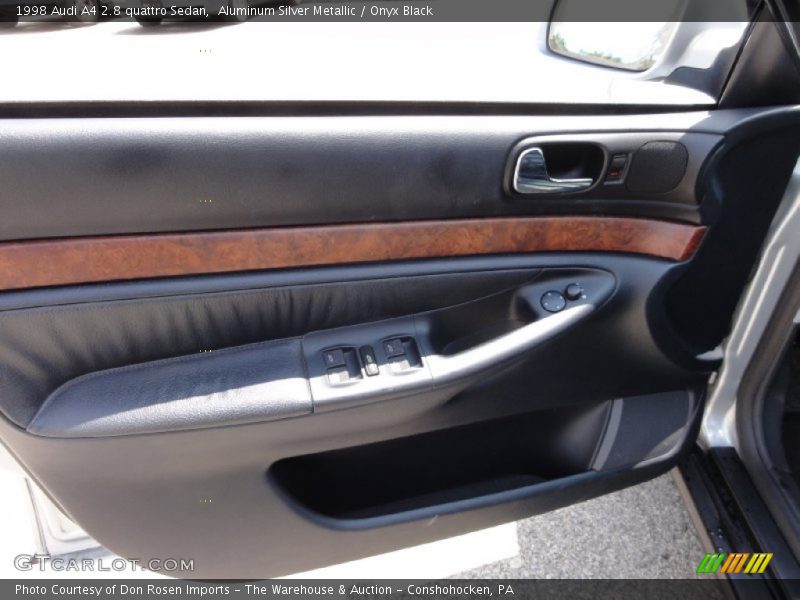 Aluminum Silver Metallic / Onyx Black 1998 Audi A4 2.8 quattro Sedan