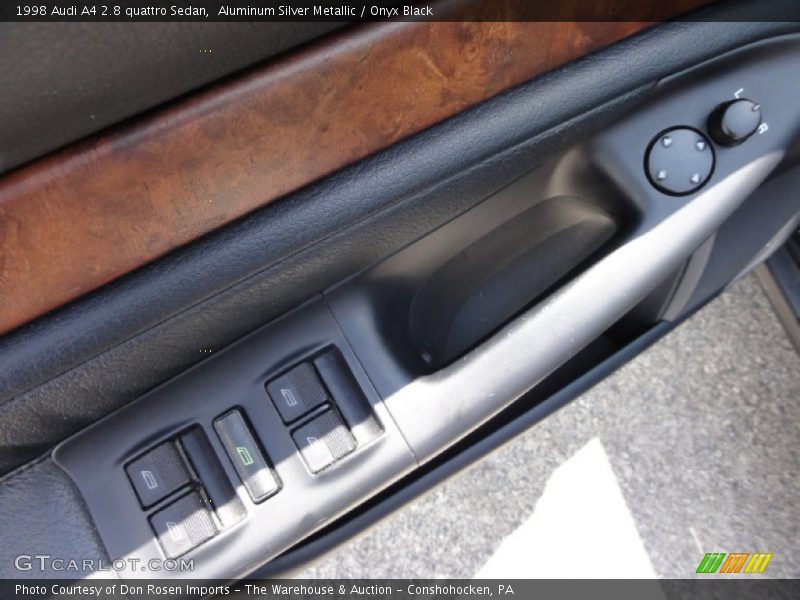 Aluminum Silver Metallic / Onyx Black 1998 Audi A4 2.8 quattro Sedan