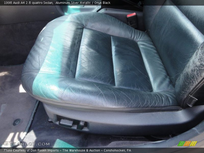 Aluminum Silver Metallic / Onyx Black 1998 Audi A4 2.8 quattro Sedan