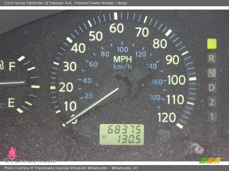 Polished Pewter Metallic / Beige 2004 Nissan Pathfinder LE Platinum 4x4