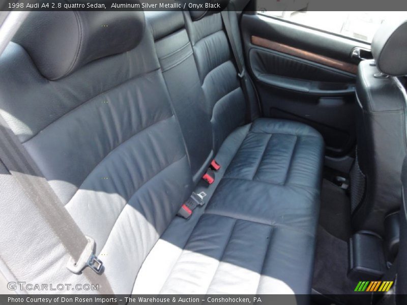 Aluminum Silver Metallic / Onyx Black 1998 Audi A4 2.8 quattro Sedan