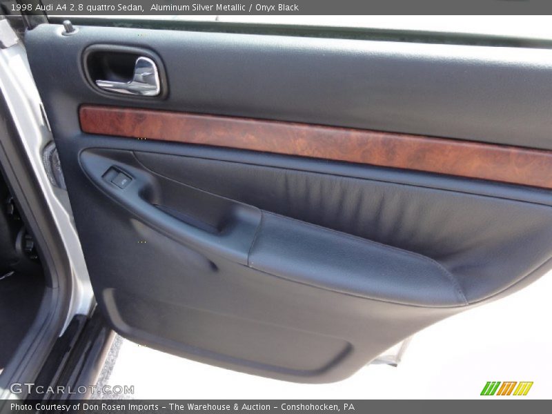 Aluminum Silver Metallic / Onyx Black 1998 Audi A4 2.8 quattro Sedan