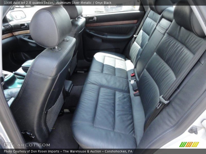 Aluminum Silver Metallic / Onyx Black 1998 Audi A4 2.8 quattro Sedan