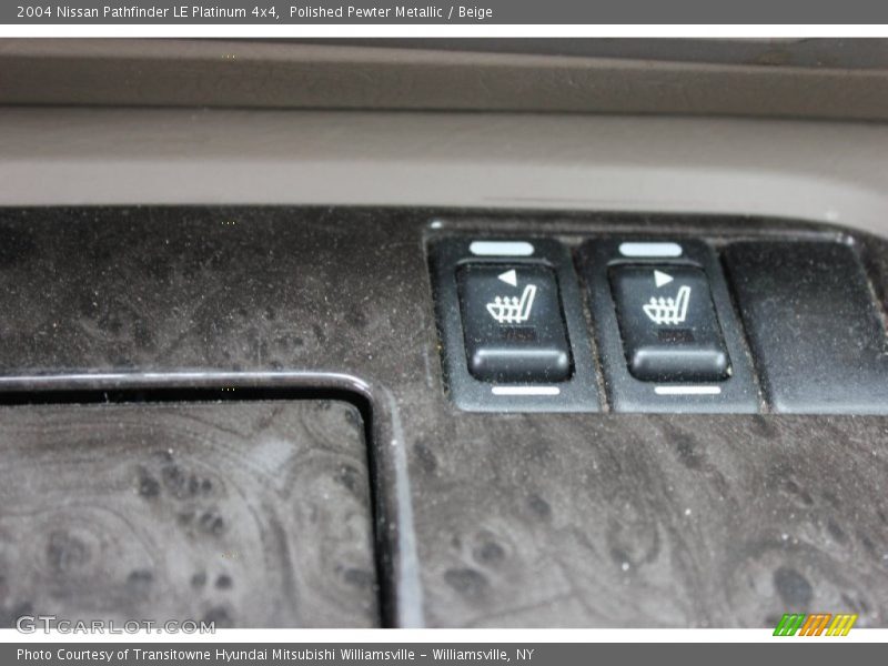 Polished Pewter Metallic / Beige 2004 Nissan Pathfinder LE Platinum 4x4