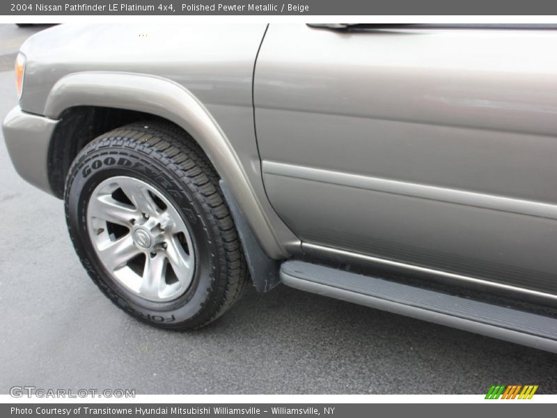 Polished Pewter Metallic / Beige 2004 Nissan Pathfinder LE Platinum 4x4