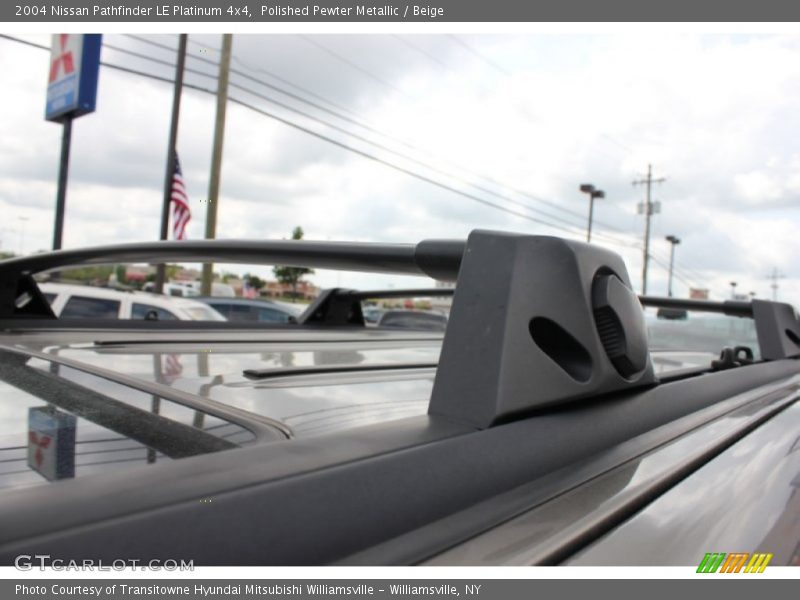 Polished Pewter Metallic / Beige 2004 Nissan Pathfinder LE Platinum 4x4