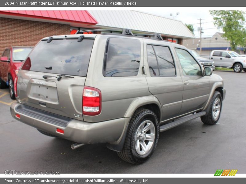 Polished Pewter Metallic / Beige 2004 Nissan Pathfinder LE Platinum 4x4