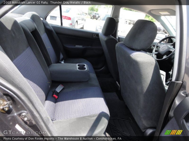 Thunder Gray Metallic / Black 2003 Mitsubishi Lancer OZ Rally