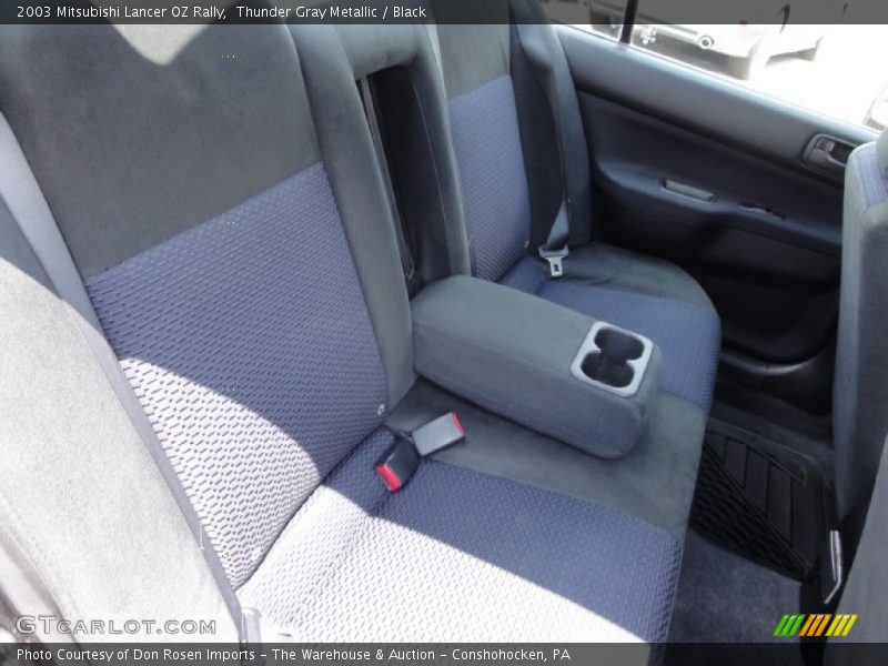 Thunder Gray Metallic / Black 2003 Mitsubishi Lancer OZ Rally
