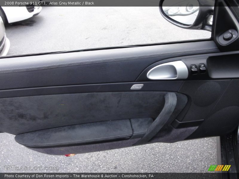 Atlas Grey Metallic / Black 2008 Porsche 911 GT3