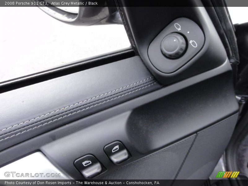 Atlas Grey Metallic / Black 2008 Porsche 911 GT3