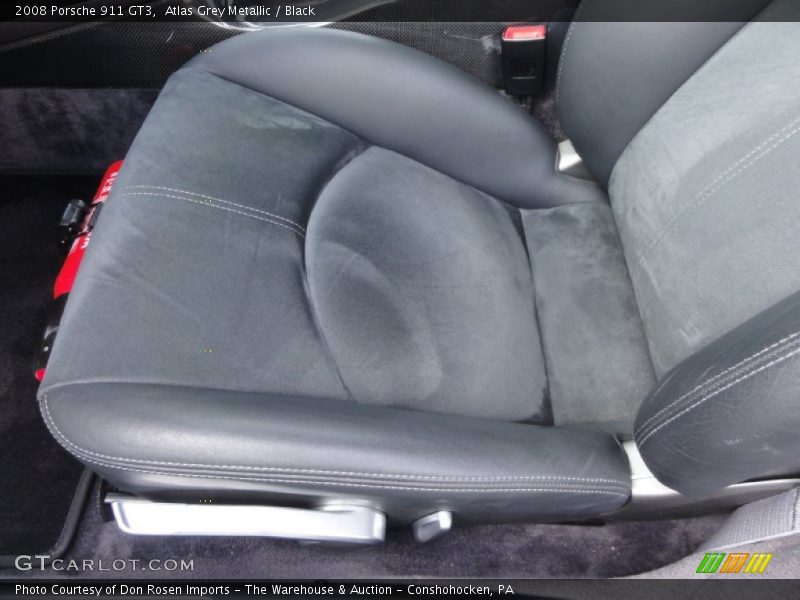 Atlas Grey Metallic / Black 2008 Porsche 911 GT3