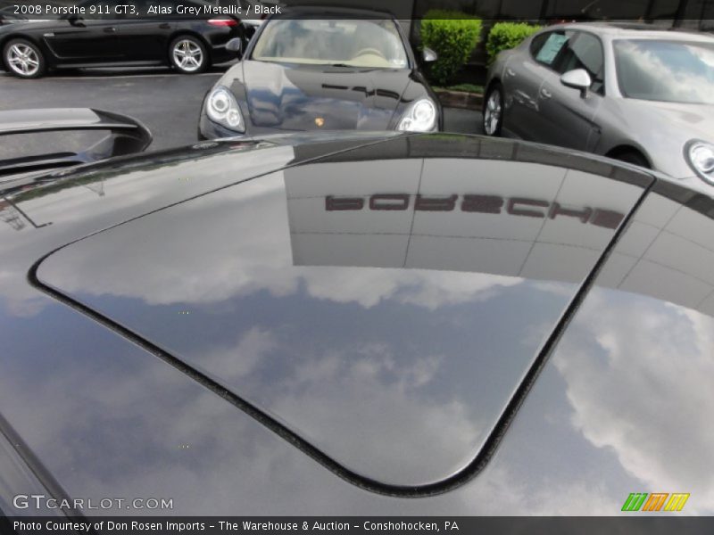 Atlas Grey Metallic / Black 2008 Porsche 911 GT3