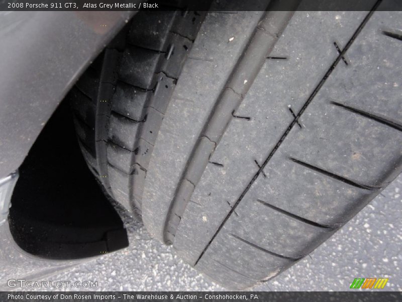 Atlas Grey Metallic / Black 2008 Porsche 911 GT3