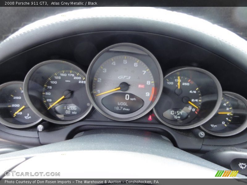  2008 911 GT3 GT3 Gauges