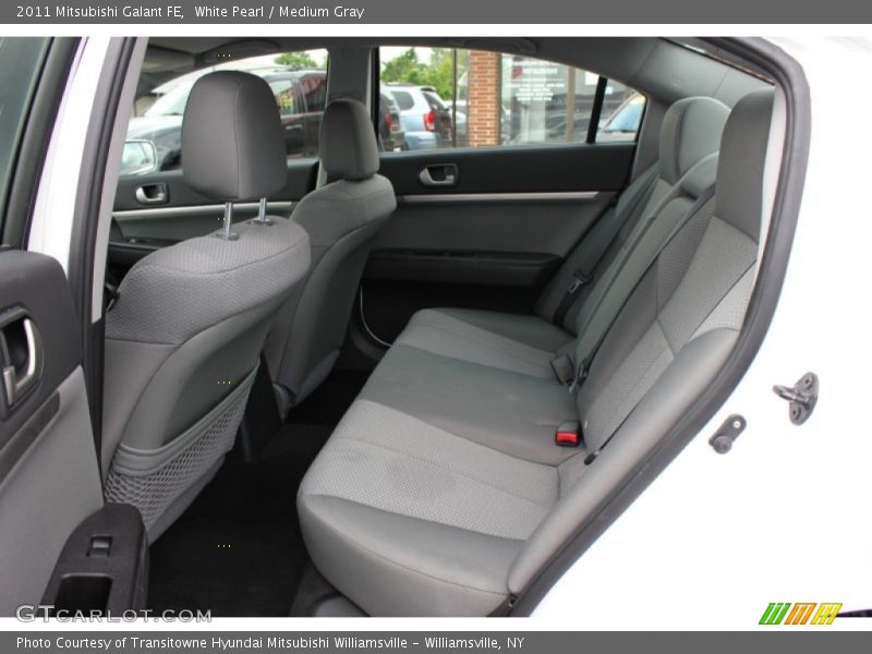 White Pearl / Medium Gray 2011 Mitsubishi Galant FE