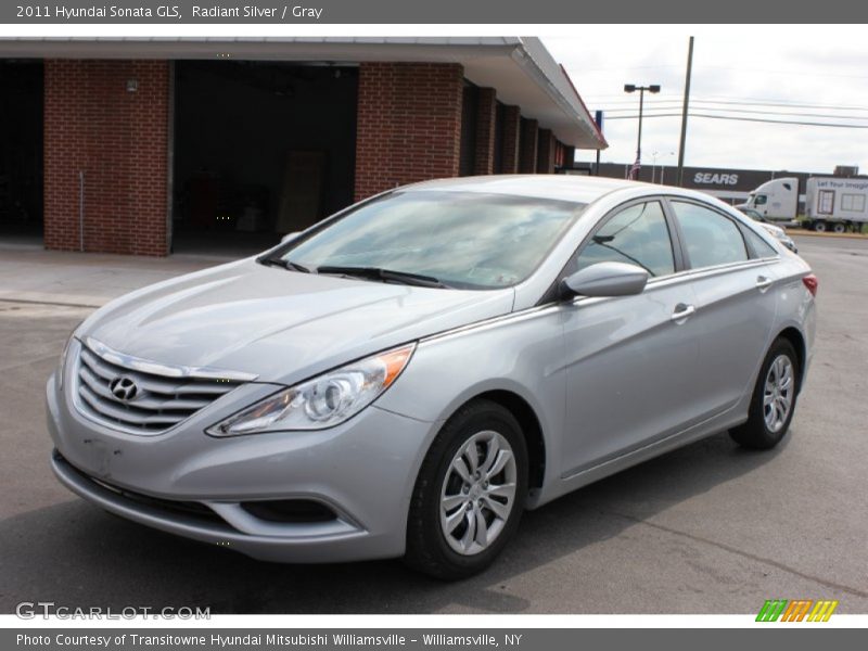 Radiant Silver / Gray 2011 Hyundai Sonata GLS
