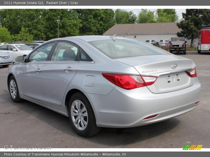 Radiant Silver / Gray 2011 Hyundai Sonata GLS