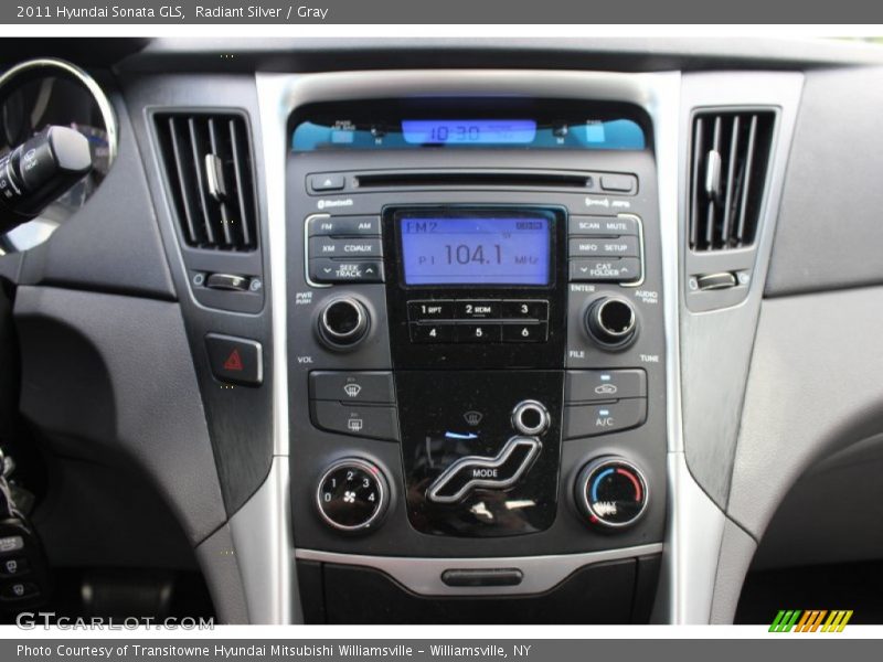 Radiant Silver / Gray 2011 Hyundai Sonata GLS