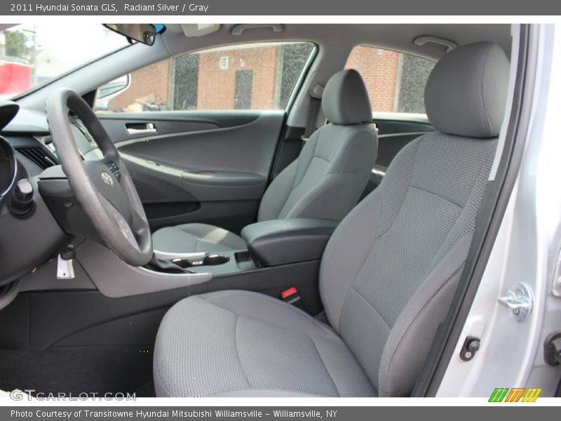Radiant Silver / Gray 2011 Hyundai Sonata GLS