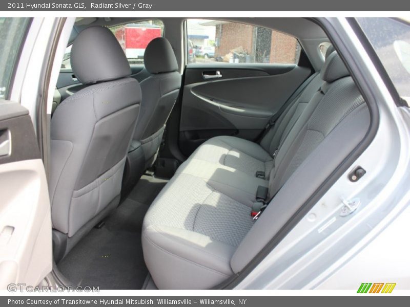 Radiant Silver / Gray 2011 Hyundai Sonata GLS