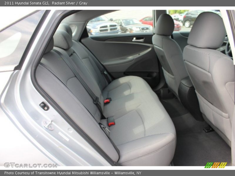 Radiant Silver / Gray 2011 Hyundai Sonata GLS