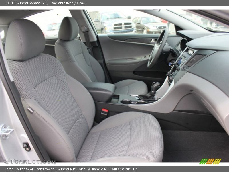 Radiant Silver / Gray 2011 Hyundai Sonata GLS