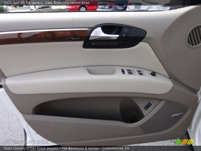 Calla White / Cardamom Beige 2009 Audi Q7 3.6 quattro