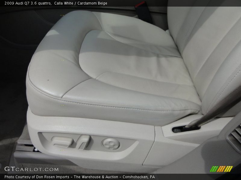Calla White / Cardamom Beige 2009 Audi Q7 3.6 quattro