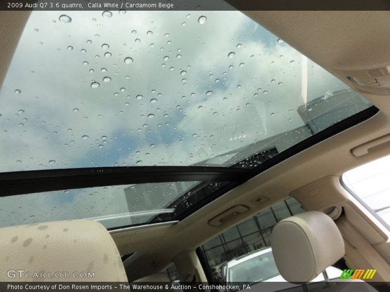 Calla White / Cardamom Beige 2009 Audi Q7 3.6 quattro