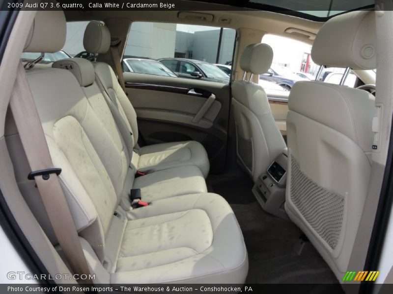 Calla White / Cardamom Beige 2009 Audi Q7 3.6 quattro