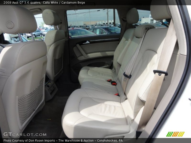 Calla White / Cardamom Beige 2009 Audi Q7 3.6 quattro