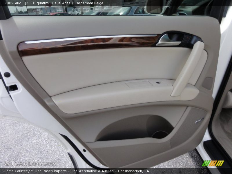 Calla White / Cardamom Beige 2009 Audi Q7 3.6 quattro