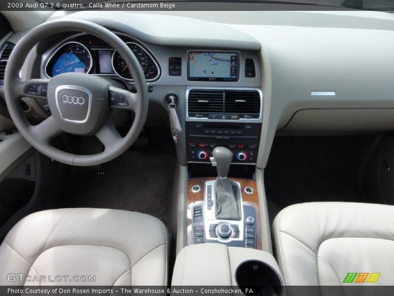 Calla White / Cardamom Beige 2009 Audi Q7 3.6 quattro
