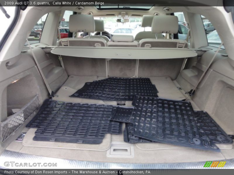 Calla White / Cardamom Beige 2009 Audi Q7 3.6 quattro