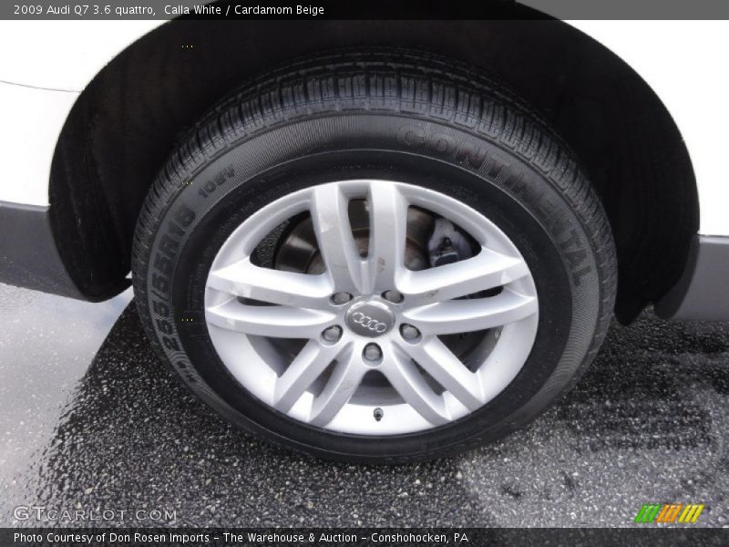 Calla White / Cardamom Beige 2009 Audi Q7 3.6 quattro
