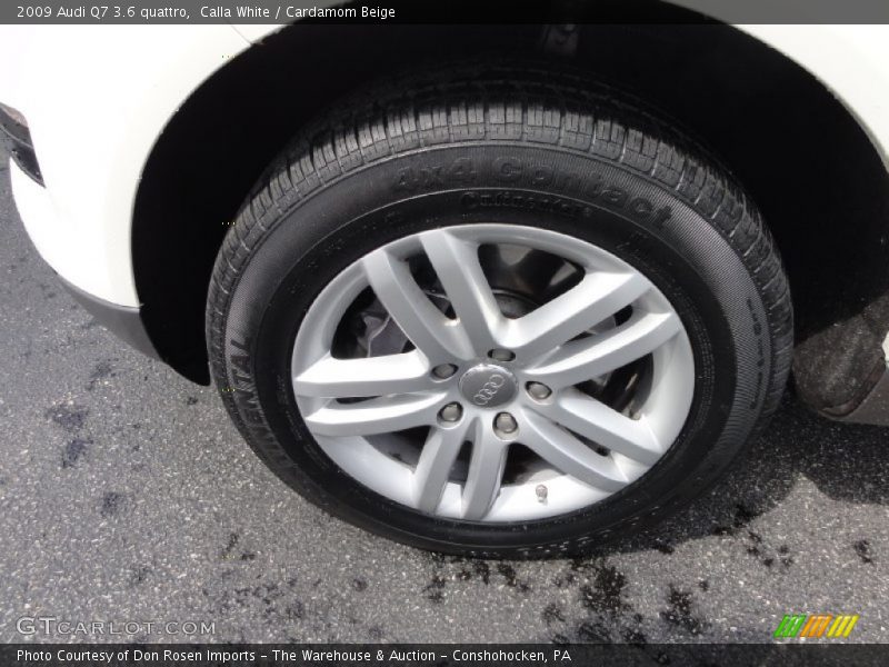 Calla White / Cardamom Beige 2009 Audi Q7 3.6 quattro
