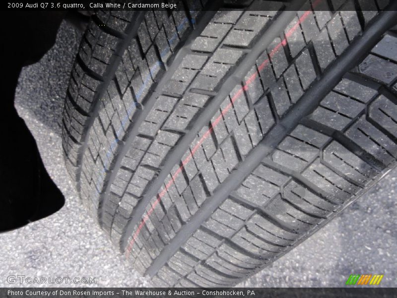 Calla White / Cardamom Beige 2009 Audi Q7 3.6 quattro