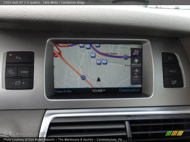 Calla White / Cardamom Beige 2009 Audi Q7 3.6 quattro
