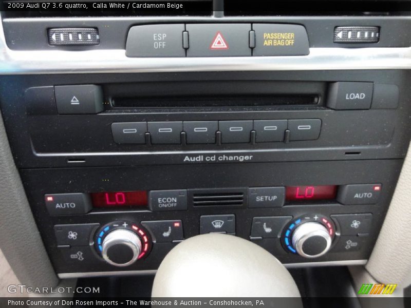 Calla White / Cardamom Beige 2009 Audi Q7 3.6 quattro